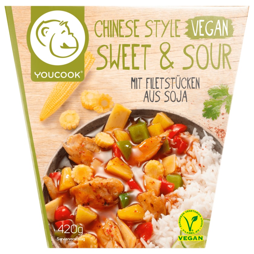 Youcook Chinese Style Sweet & Sour vegan 420g